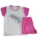 Pijama Menina Juvenil Estampado Feminino Curto Poliéster Roupa de Dormir Verão Adolescente Pijama Menina Juvenil Estampado Feminino Curto Poliéster Roupa de Dormir Verão Adolescente