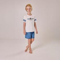 Pijama Menino Infantil Manga Curta Com Bermuda - 5 Pijama Menino Infantil Manga Curta Com Bermuda - 5