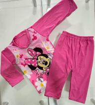 Pijama Menino Infantil Temático Minnie Rosa