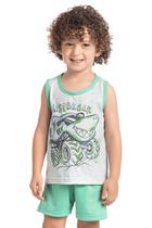 Pijama Menino Regata e Short - Izitex Pijama Menino Regata e Short - Izitex