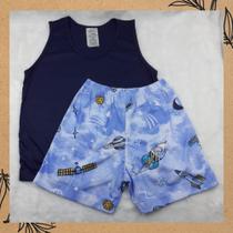 Pijama Milu's - 2 anos - Curto - Masculino