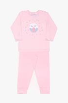 Pijama ML Dedeka Baby Térmico Gatinha CupCake Feminino REF22654