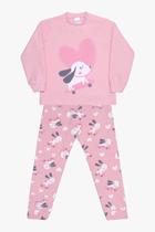 Pijama ML Dedeka Soft Gatinhas & Dog & Parquinho Brilha no Escuro Feminino REF22707_22708
