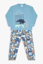 Pijama ML Infantil Dedeka Soft Estampado Brilha no Escuro Masculino REF23802_23803