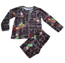 Pijama Mundo Ripilica Cinza Pijama Mundo Ripilica Cinza