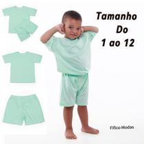 Pijama ou conjunto Fifico Modas na cor verde