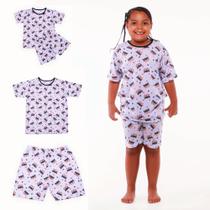 Pijama ou conjunto infantil Fifico Modas desenho raposa