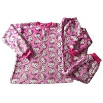 Pijama para bebê Snoopy e Hello Kitty fleece macio e quentinho - Magerikids