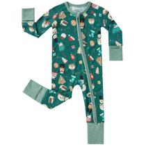 Pijama para bebês Pureborn Nutcracker com zíper bidirecional 6-12M Pijama para bebês Pureborn Nutcracker com zíper bidirecional 6-12M