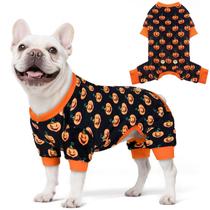 Pijama para cães KYEESE Halloween Pumpkin para cães pequenos e grandes Pijama para cães KYEESE Halloween Pumpkin para cães pequenos e grandes