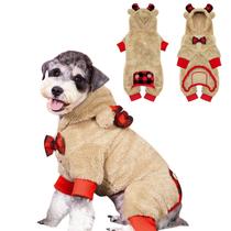 Pijama para cães KYEESE Reindeer Christmas Red Buffalo Check