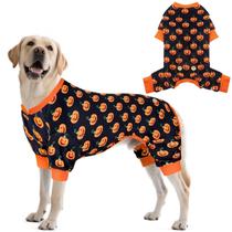 Pijama para cães KYEESE XXX-Large Pumpkin Soft Velvet Fit Pijama para cães KYEESE XXX-Large Pumpkin Soft Velvet Fit