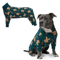 Pijama para cães Spark Paws Christmas Recovery Suit Gingerbread 3XL Pijama para cães Spark Paws Christmas Recovery Suit Gingerbread 3XL