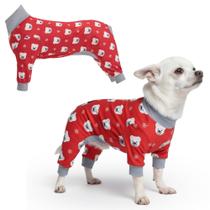 Pijama para cães Spark Paws Christmas Recovery Suit Pijama para cães Spark Paws Christmas Recovery Suit
