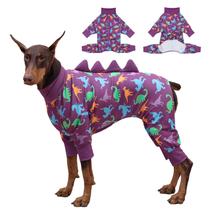 Pijama para Cães UNIPUP Grande em Algodão com Estampa de Dinossauro