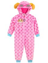 Pijama Paw Patrol Skye Girls, macacão de lã, tamanho 6, rosa Pijama Paw Patrol Skye Girls, macacão de lã, tamanho 6, rosa