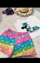 Pijama personagem temático shortinho
