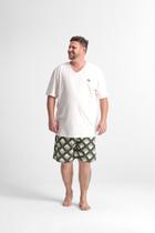Pijama Plus Size Masculino Camiseta E Shorts 100 Algodão Pijama Plus Size Masculino Camiseta E Shorts 100 Algodão