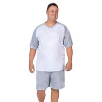 Pijama Plus Size Masculino Curto Victory