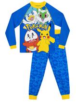 Pijama Pokémon Boys Pikachu Pokeball Tamanho 12 Multicolorido