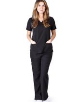 Pijama Privativo Cirúrgico Blusa Hospitalar Scrub Feminino PH 01 - Dona Moça