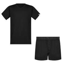 Pijama Puma Camiseta + Samba Canção Masculino