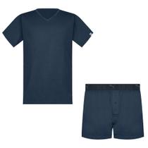 Pijama Puma Camiseta + Samba Canção Masculino