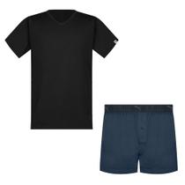 Pijama Puma Camiseta + Samba Canção Masculino