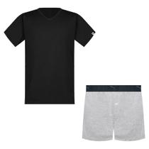 Pijama Puma Camiseta + Samba Canção Masculino
