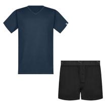 Pijama Puma Camiseta + Samba Canção Masculino