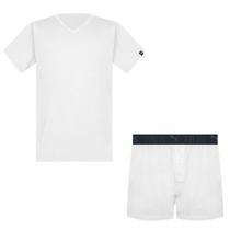 Pijama Puma Camiseta + Samba Canção Masculino