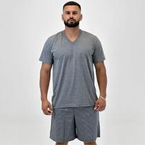 Pijama Pzama Manga Curta com Shorts Masculino