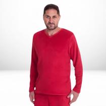 Pijama Quentinho de inverno Masculino Soft/Fleece