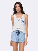Pijama Regata com Bolso Memórias de Verão Pijama Regata com Bolso Memórias de Verão
