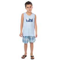 Pijama regata de verão infantil para menino Victory Pijama regata de verão infantil para menino Victory