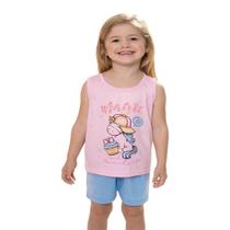 Pijama Regata Estampa Unicórnio e Short - Izitex