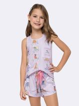 Pijama Regata Infantil Corações ao Sol Pijama Regata Infantil Corações ao Sol