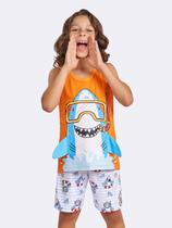 Pijama Regata Tubarão Pijama Regata Tubarão