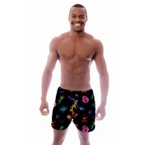 Pijama samba canção divertidamente masculino personagens roupa de dormir