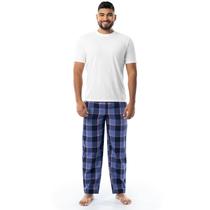 Pijama Sleep Set IZOD, camisa e calça masculinas de manga curta Pijama Sleep Set IZOD, camisa e calça masculinas de manga curta