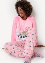 Pijama Soft Adulto Feminino Manga Longa Puket 030602465