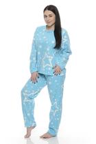 Pijama soft adulto feminino outono/inverno frio - TERE