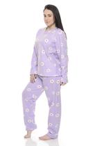 Pijama soft adulto feminino outono/inverno frio