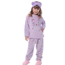 Pijama Soft Feminino Infantil De Inverno Quentinho Victory