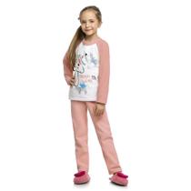 Pijama Soft Infantil Unicórnio Brilha No Escuro Elian