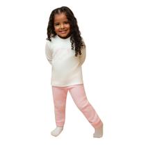 Pijama Soft Jacquard Urso Rosa Infantil - Dedeka Tamanho:1T