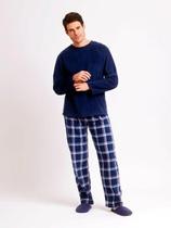 Pijama soft masculino manga longa oxford any any tamanho:p Pijama soft masculino manga longa oxford any any tamanho:p