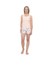 pijama Sonhart feminino adulto 2807 regata acinturado e short curto