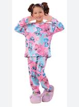 Pijama Stitch longo outono inverno