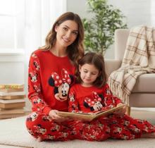 Pijama Tal mãe Tal filha Minie Vermelha ( 2 pijamas )